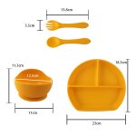 Baby Tableware Set - BPA Free Silicone
