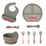 Baby Tableware Set - BPA Free Silicone