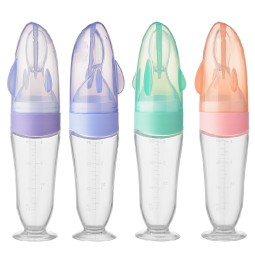 Rice Paste Bottle - Silicone Squeeze Feeding
