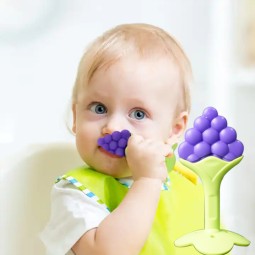 Teether Toy - Soft Silicone with Clip