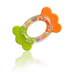 Teether Toy - BPA Free Silicone Rattle