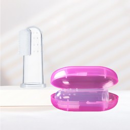 Finger Toothbrush - Soft Silicone Storage