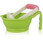 Food Grinding Bowl - Plastic with Spoon