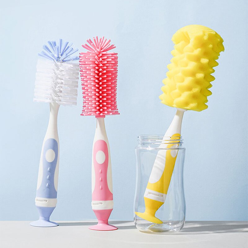 Bottle Cleaning Brush - 360 Degree Silicone