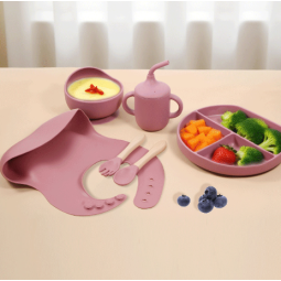Baby Feeding Set - BPA Free Silicone