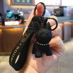 Car Keychain - PU Leather Dog Design