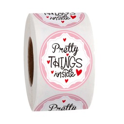 Round Stickers - Pretty Things Inside