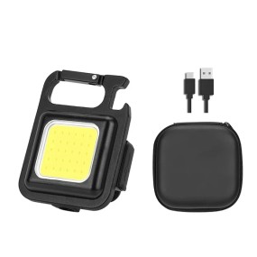 Mini Flashlight - USB Rechargeable Keychain
