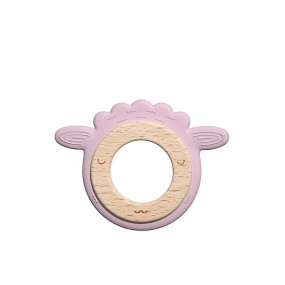 Baby Teether Supplier - OEM BPA Free Soft Toy Sheep Gum Easy Grip