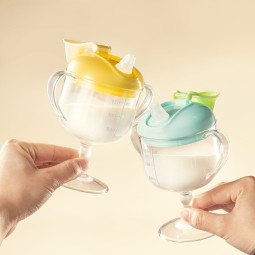 Children Water Bottle Supplier - OEM Tritan Material Custom Logo Goblet