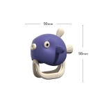 Silicone Chew Teether Supplier - OEM Cute Fish Shape Soft Grasping Toy