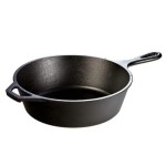 Cast Iron Deep Skillet Manufacturer - OEM 3 Quart Pre Seasoned Teardrop Handle