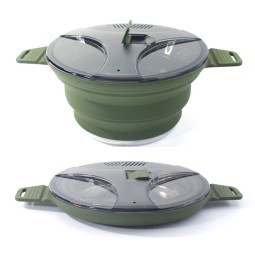 Silicone Collapsible Cooking Pot Supplier - OEM Portable Travel Camp Kitchen