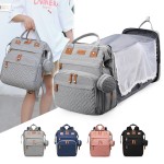 Mommy Bag Supplier - OEM Larger Capacity Fashionable Diaper Backpack