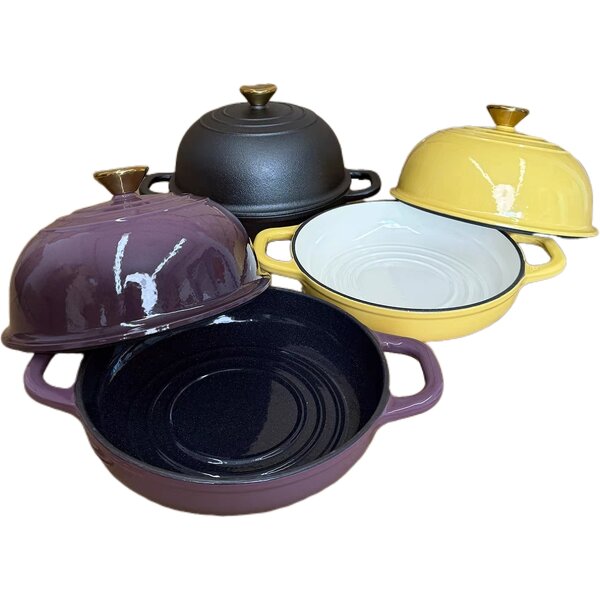 Enameled Cast Iron Bread Oven Supplier - OEM Non-stick Baking Tray for Home