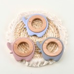 Silicone Sensory Teether Manufacturer - OEM BPA Free with Wood for Newborns