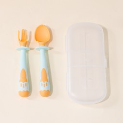 Baby Forks and Spoons Manufacturer - OEM Bendable Independent Eating Set