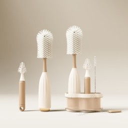 Silicone Bottle Cleaner Brush Manufacturer - OEM Push-Press Design Better Cleaning