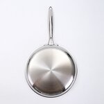 Hybrid Stainless Steel Skillet Supplier - OEM 12Inch Hammered Shaped with Lid