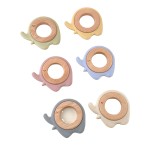 Silicone Sensory Teether Manufacturer - OEM BPA Free with Wood for Newborns