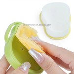 Silicone Baby Hair Brush Supplier - OEM Double Sided Massager for Newborns