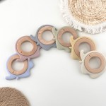 Silicone Sensory Teether Manufacturer - OEM BPA Free with Wood for Newborns