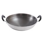 Stainless Steel Double Handle Wok Manufacturer - OEM Hybrid 16inch Induction Ready