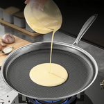 Tri-ply Omelette Pan Manufacturer - OEM 11Inch Stainless Steel Induction