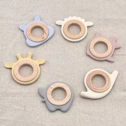Silicone Baby Teether Manufacturer - OEM Cute Animal Shape Food Grade Safety