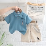 Baby Boy Clothes Set Supplier - OEM Summer Polo Shirt Shorts Casual Set