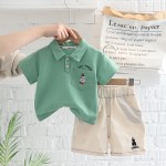 Baby Boy Clothes Set Supplier - OEM Summer Polo Shirt Shorts Casual Set