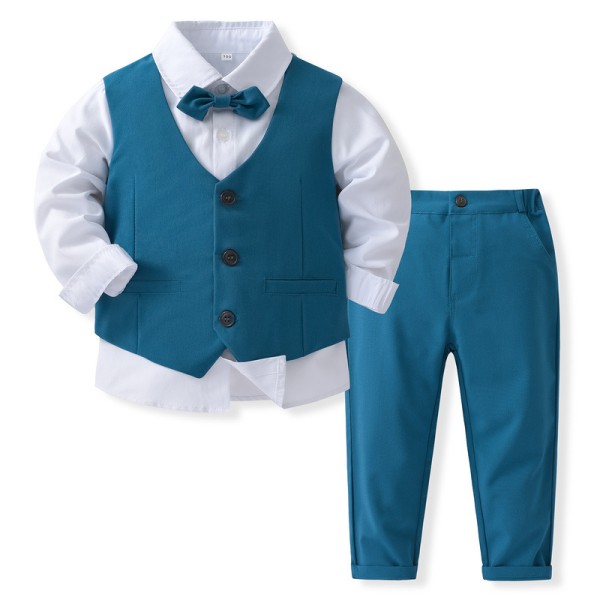 Boy Wedding Suit Manufacturer - OEM Ring Bearer Formal Party Clothing Set