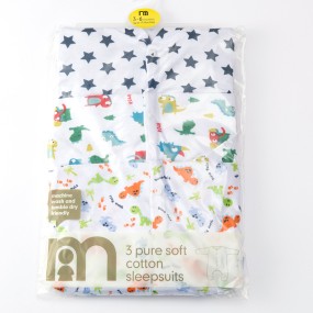 Baby Bodysuit Manufacturer - OEM Cotton Underwear 3 Piece Gift Set