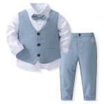 Boy Wedding Suit Manufacturer - OEM Ring Bearer Formal Party Clothing Set