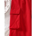 Girl Clothing Set Manufacturer - OEM Summer Cherry Shirt Trousers Set
