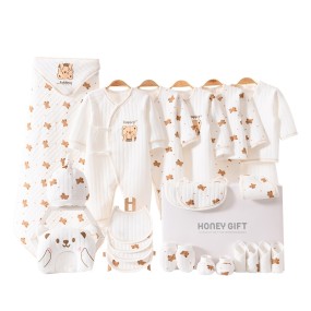 Cartoon Baby Onesies Set Supplier - OEM Comfortable Shower Gift Set 8 Pcs