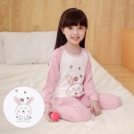 Children Pajama Set Supplier - OEM Autumn Cartoon Design Cotton Long Sleeve