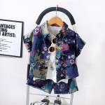 Boys Clothing Sets Manufacturer - OEM Summer T-shirt Pants Two Pieces Set