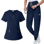 Scrubs Uniform Manufacturer - OEM Multi Short Sleeve Tops Pants Hospital Set