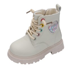 Children's Boots Supplier - OEM British Fashion Leather Ankle Boots