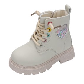 Children's Boots Supplier - OEM British Fashion Leather Ankle Boots