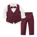 Boy Wedding Suit Manufacturer - OEM Ring Bearer Formal Party Clothing Set