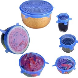 Cup Lids - Silicone Stretch Various Sizes