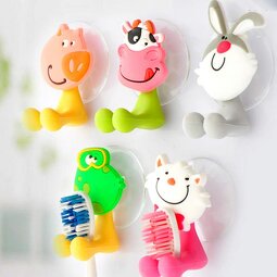 Toothbrush Holder - Kids Suction Cup Cute
