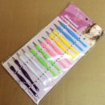专业指甲角质层去除剂死皮指甲工具角质层推手叉塑料指甲角质层修剪器套装