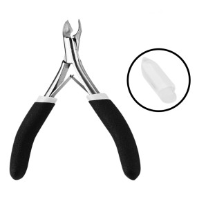 Professional Nail Art Clipper Cuticle Nipper False Tips CuttersStainless Steel U Shape Toe Nail Cuticle Clipper