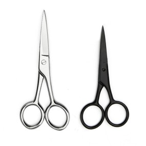 Professional  High Quality Eyebrow Scissor Multifunctional  Makeup Tool Grooming Stainless Steel Beard Scissors for Men