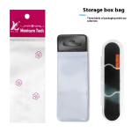 Portable 6-Piece Hand Held Ear Cleaning Set Stainless Steel Spring Ear Pick and Storage Tube with Spot Design