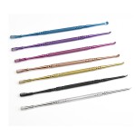 2025 Wholesale New Style Spiral Ear Wax Remover Special Colorful Metal Stainless Steel Earpick Spoon Beauty Personal Care
