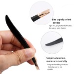 Professional Beauty Gold Eyebrow Lash Tweezer Pointed Slant Design for Eyebrow Shaping Lash Removal Customizable Private Label